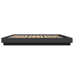 Berkfield Home Durable Bed Frame with LED Lights without Mattress Black 180x200cm - Size: Super King - thumbnail 6