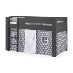 Cheshire Anthracite Midsleeper with Grey Star Limestone Tent - Single (90cm) in Black - thumbnail 1