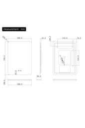 Fascinate Oblong LED Bathroom Mirror - Backlit Halo, 50x70cm, Anti-Fog, Tempered HD Glass in Silver - Size: 50x70 cm - thumbnail 7