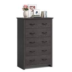 Kelvenix Modern Chest of Drawers in Dark Grey - Size: 0.6m2