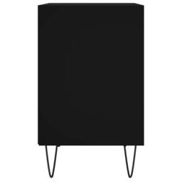 Berkfield Home Bedside Cabinets 2 pcs Black 40x30x50 cm Engineered Wood - Size: 40 x 30 x 50 cm - thumbnail 6