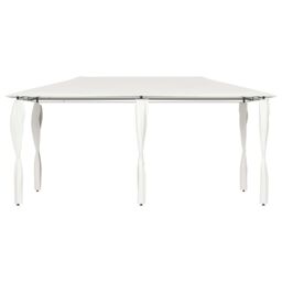Berkfield Home Gazebo with Post Covers 3x6x2.6 m Cream 160 g/m ² in Beige - thumbnail 2