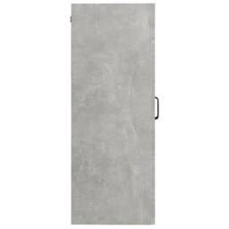 Berkfield Home Hanging Wall Cabinet Concrete Grey 69.5x34x90 cm - thumbnail 4