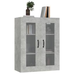 Berkfield Home Hanging Wall Cabinet Concrete Grey 69.5x34x90 cm - thumbnail 6