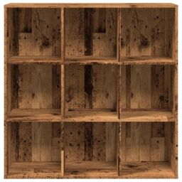 Berkfield Home Book Cabinet Old Wood 98x29x97.5 cm in Brown - thumbnail 5