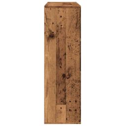 Berkfield Home Book Cabinet Old Wood 98x29x97.5 cm in Brown - thumbnail 6