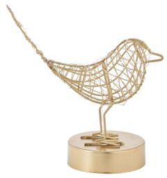 mysmartbuy Robin LED Light Decoration - Freestanding Bird Ornament Festive Wire Sculpture with 20 Warm White LEDs - Measures 21 x 20 x 10cm - thumbnail 2