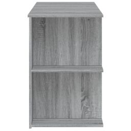 Berkfield Home Desk Grey Sonoma 140x50x75 cm Engineered Wood - Size: 140 x 50 x 75 cm - thumbnail 5