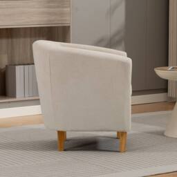 Artemis Home Millie Fabric Accent Chair in Beige - Size: 1 Pack - thumbnail 4