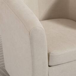 Artemis Home Millie Fabric Accent Chair in Beige - Size: 1 Pack - thumbnail 3
