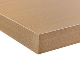 Harbour Housewares 100cm Floating Wall Shelf - Wall Mounted Shelf for Storage & Display in Brown - thumbnail 4