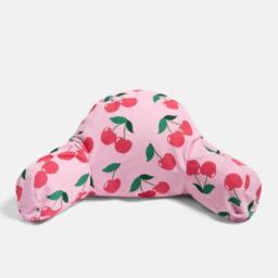 OHS Summer Print Inflatable Beach Cuddle Cushion Reading Pillow Travel in Pink - thumbnail 3