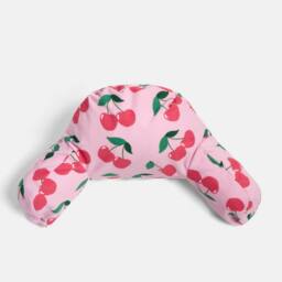 OHS Summer Print Inflatable Beach Cuddle Cushion Reading Pillow Travel in Pink - thumbnail 4