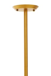 Orsina Brass Finish Metal Pendant Light, Luxe Contemporary Ceiling Light With 12 Bulb Holders in Gold - thumbnail 3