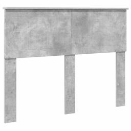 Berkfield Home Bed Frame with Headboard Concerte 120 x 190 cm Solid Pine Wood in Grey - thumbnail 6