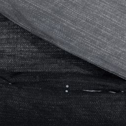 Berkfield Home Duvet Cover Set Dark Grey 200x200 cm Cotton - thumbnail 4
