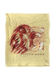 Harry Potter Gryffindor Wash Officially Licensed Silky Touch Super Soft Throw Blanket 152x127 cm in White - thumbnail 1