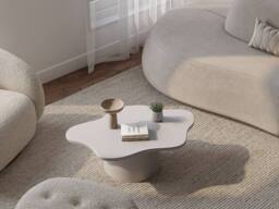 Vente-unique Metal Coffee Table - Cream - POLENDRA - thumbnail 3