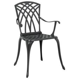 Berkfield Home Set of 3 Black Cast Aluminium 150x90x72 cm Durable - Size: 150 x 90 x 72 cm - thumbnail 5