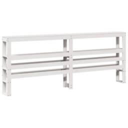 Berkfield Home Bed Frame without Mattress White 180x200 cm Super King Solid Wood Pine - thumbnail 8