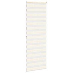 Berkfield Home Zebra Blind Marble Beige 80x200 cm Fabric Width 75.9 cm Polyester - thumbnail 4