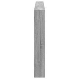 Berkfield Home Headboard Cabinet with LED Grey Sonoma 220x17x102 cm - Size: 220 x 17 x 102 cm - thumbnail 7