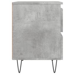 Berkfield Home Bedside Cabinets 2 pcs Concrete Grey 40x35x50 cm Engineered Wood - Size: 40 x 35 x 50 cm - thumbnail 7