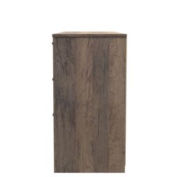 Ready Assembled 2 U Denver 6 Drawer Kneehole Desk (Ready Assembled) in Dark Brown - thumbnail 2