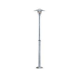Nordlux Veje Outdoor Post Light Silver Galv Steel Garden E27 IP54 Mains - thumbnail 2