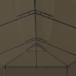 Berkfield Home Gazebo with Curtains 600x298x270 cm Taupe 180 g/m ² in Stone - Size: 600 x 298 x 270 cm - thumbnail 7
