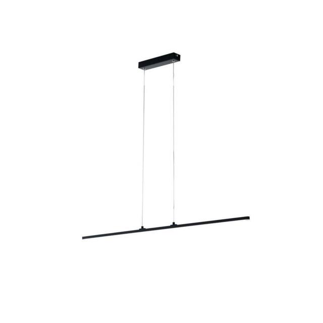 Netlighting SHANGHAI LED Pendant Ceiling Light Black 1700lm 4000K 100x1.5x1.2cm - Size: 100x1.5x1.2 cm