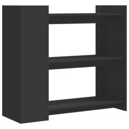 Berkfield Home Console Table Black 100x35x90 cm Engineered Wood - Size: 100 x 35 x 90 cm - thumbnail 6