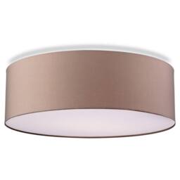 Netlighting Phoenix 2 Light Bathroom Flush Ceiling Light Taupe IP54 E27
