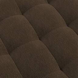 KORVIXA Linen Upholstered Hallway Rest Stool Footstool Ottoman in Brown - Size: 0.6m2 - thumbnail 2