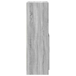 Berkfield Home Kitchen Cabinet Grey Sonoma 57x41.5x131.5 cm Engineered Wood - thumbnail 6