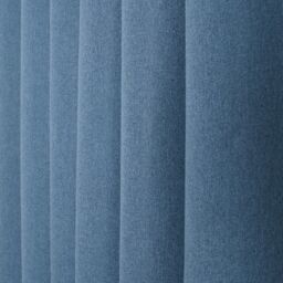 OHS Woven Texture Pair of Eyelet Curtains Ready Made Blackout in Blue - Size: 168 cm width x 183 cm drop - thumbnail 5