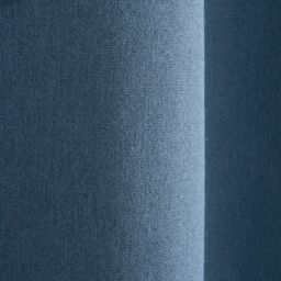 OHS Woven Texture Pair of Eyelet Curtains Ready Made Blackout in Blue - Size: 168 cm width x 183 cm drop - thumbnail 6