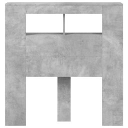Berkfield Home LED Headboard Concrete Grey 100x18.5x103.5 cm Engineered Wood - thumbnail 6