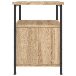 Berkfield Home Bedside Cabinet Sonoma Oak 34x35.5x50 cm Engineered Wood in Brown - thumbnail 7