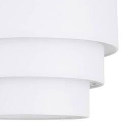 First Choice Lighting White 3 Tier Ceiling Light Shade - thumbnail 5