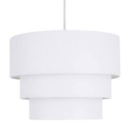 First Choice Lighting White 3 Tier Ceiling Light Shade - thumbnail 2