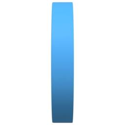 Berkfield Home Wall Clock Blue √ò25.5 cm Polystyrene & Glass - thumbnail 4