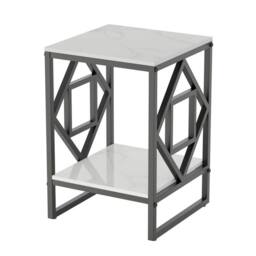 ERGOVEXA Square Side End Table Coffee Living Room Couch Night Stand Frame - thumbnail 1