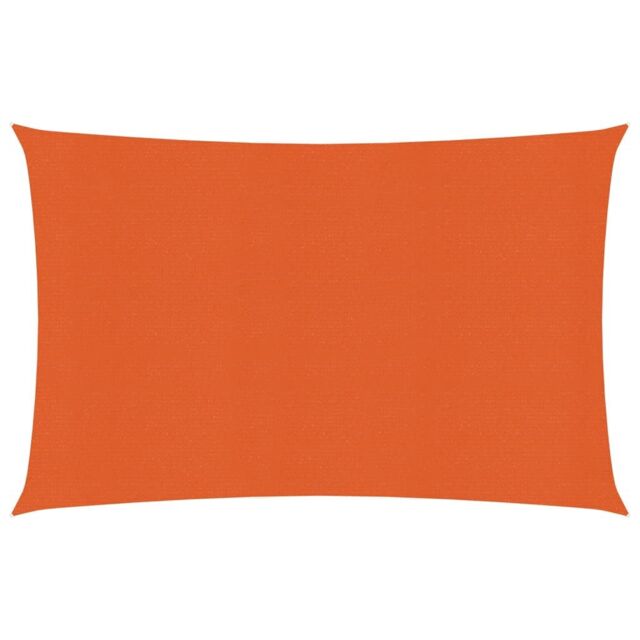 Berkfield Home Sunshade Sail 160 g/m ² Orange 2.5x4 m HDPE - image 1