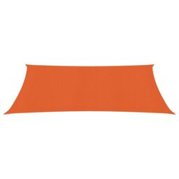 Berkfield Home Sunshade Sail 160 g/m ² Orange 2.5x4 m HDPE - thumbnail 2