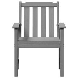 Berkfield Home Garden Dining Chairs 4 pcs Light Grey 65.5x55.5x88 cm HDPE - thumbnail 5