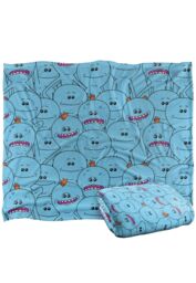 Rick & Morty Meeseeks Crowd Silky Touch Super Soft Throw Blanket 152 X 127 cm in White - thumbnail 2