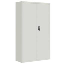 Berkfield Home File Cabinet Light Grey 105x40x180 cm Steel - Size: 105 x 40 x 180 cm - thumbnail 2
