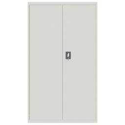 Berkfield Home File Cabinet Light Grey 105x40x180 cm Steel - Size: 105 x 40 x 180 cm - thumbnail 3