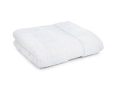 Liddell 100% BCI Cotton 700GSM Hand Towel in White - thumbnail 2